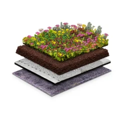 Sedum-Kräuter Gründach Komplettpaket - SedumDachbegrünung