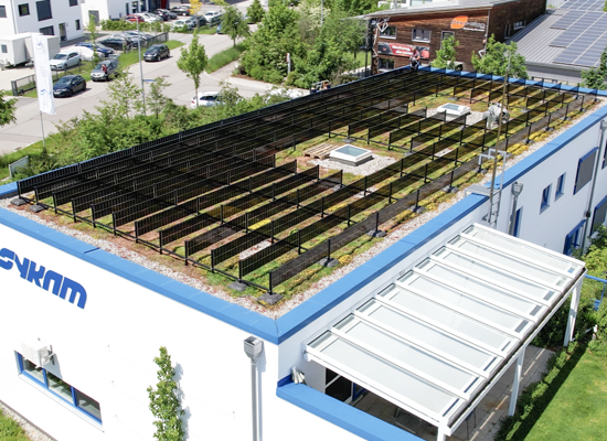 Solargründach SOLon Solyco SedumDachbegrünung